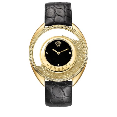 Versace VAR100017 Women's Destiny Spirit Leather Black Dial 